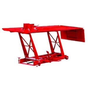 Mesa elevadora roja hacer mecanica neumatica 000809