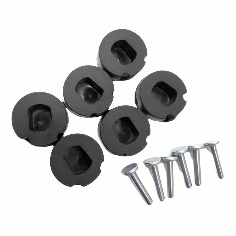 Kit Cauchos de prensa con Remaches para Honda CD100 y Eco 100 1 KIT CAUCHOS PRENSA HONDA CD 100 ECO 100 CON REMACHES